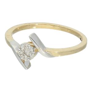 Buy 14 Karat Gold & Diamond Ring