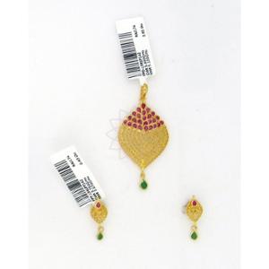 Buy 22 Karat Gold Pendant Set
