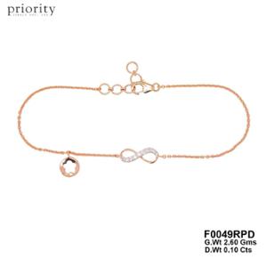 Buy 14 Karat Gold & Diamond Bracelet
