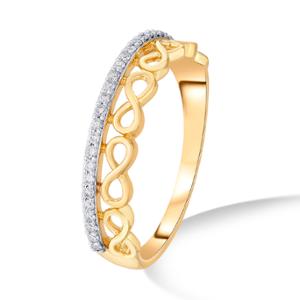 Buy 14 Karat Gold & Diamond Ring