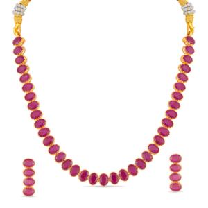 Buy 22 Karat Gold Necklace Set