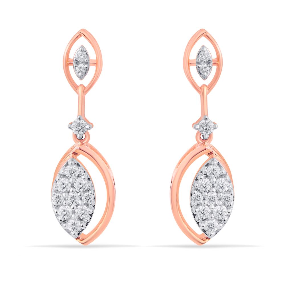 Buy 18 Karat Gold & Diamond Earrings