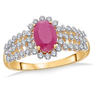 Buy 18 Karat Gold & Diamond Ring