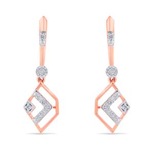 Buy 14 Karat Gold & Diamond Earrings