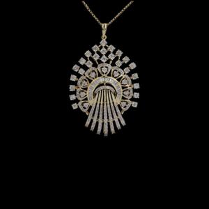 Buy 18 Karat Gold & Diamond Pendant