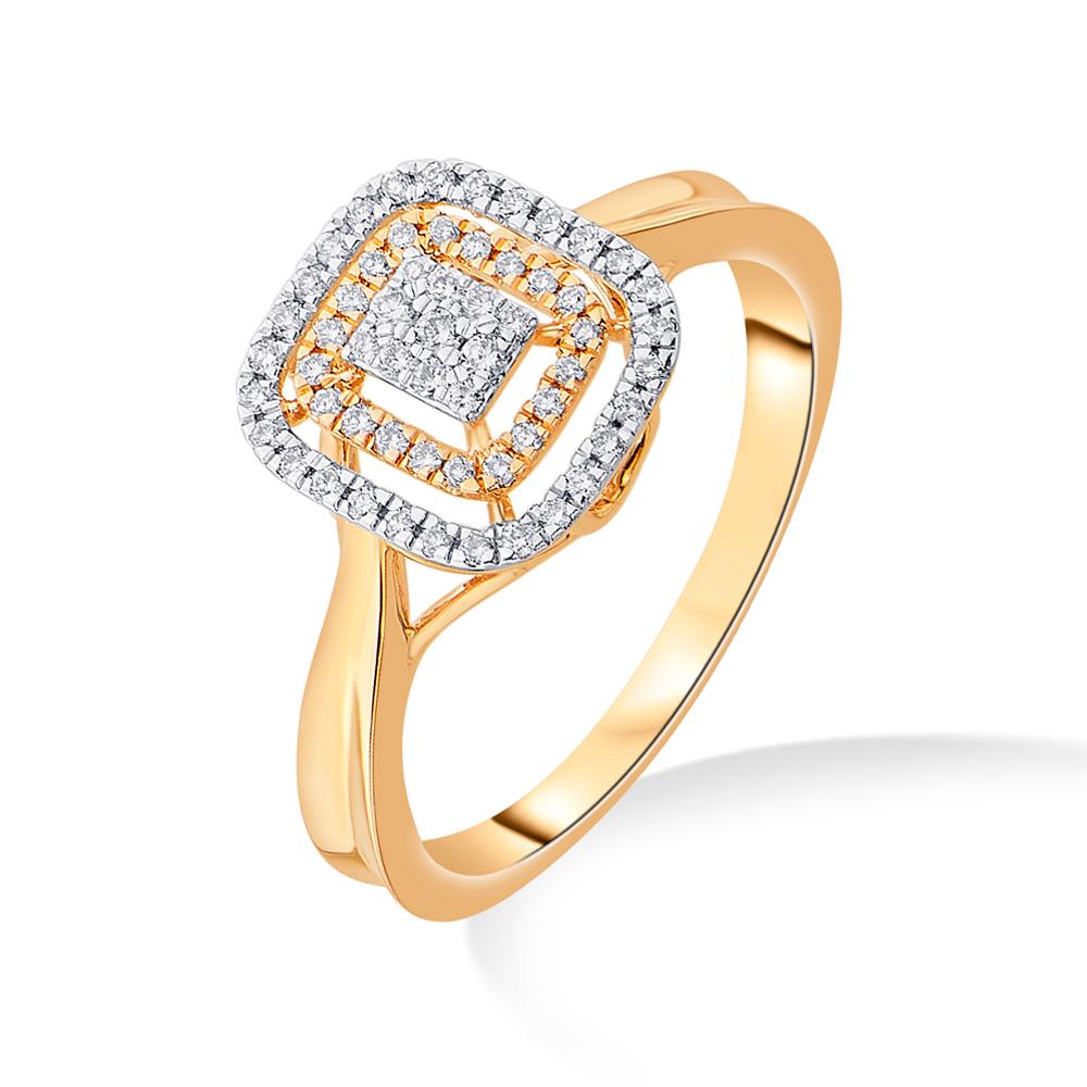 Buy 14 Karat Gold & Diamond Ring