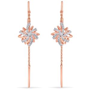 Buy 14 Karat Gold & Diamond Earrings