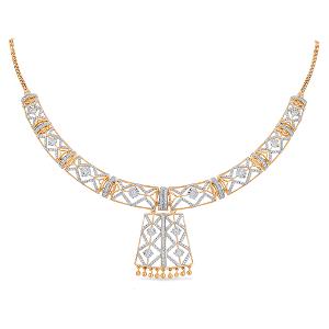 Buy 14 Karat Gold & Diamond Necklace
