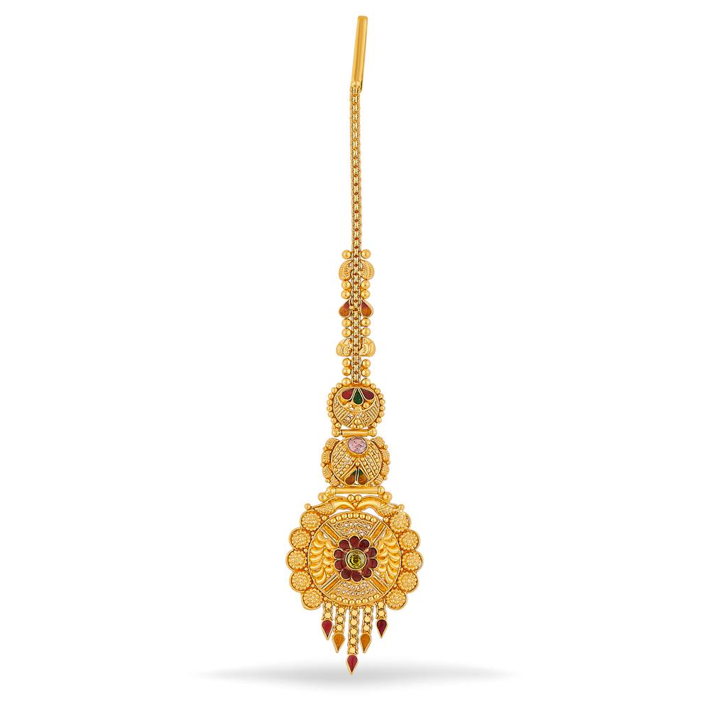 Buy 22 Karat Gold Mang Tikka