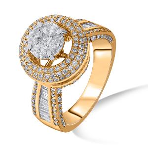 Buy 18 Karat Gold & Diamond Ring