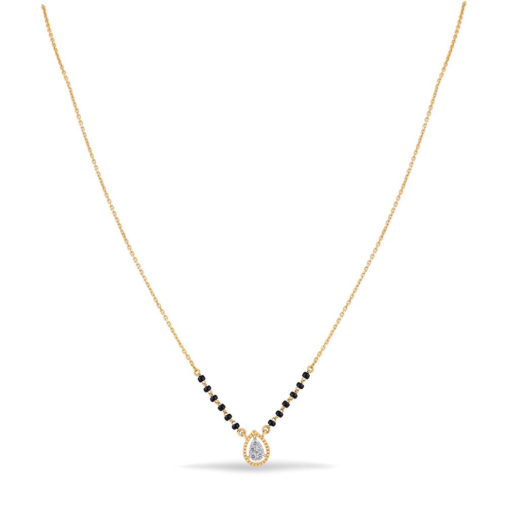 Buy 18 Karat Gold & Diamond Mangalsutra