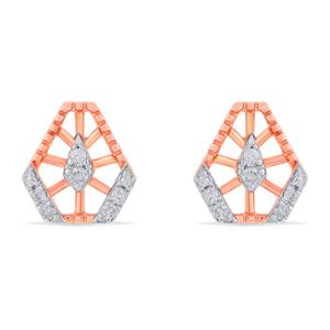 Buy 14 Karat Gold & Diamond Earrings
