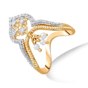 Buy 14 Karat Gold & Diamond Ring