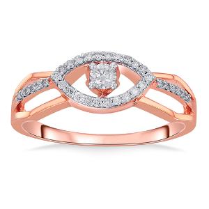 Buy 14 Karat Gold & Diamond Ring