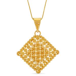 Buy 22 Karat Gold Pendant Set