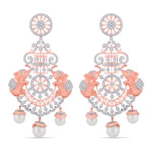 Buy 14 Karat Gold & Diamond Earrings