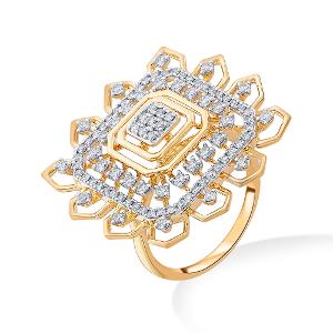 Buy 14 Karat Gold & Diamond Ring