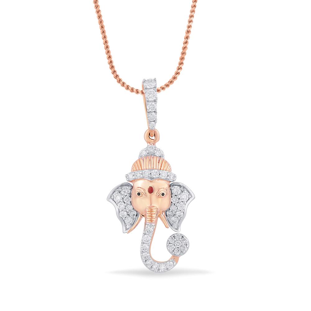 Buy 18 Karat Gold & Diamond Pendant