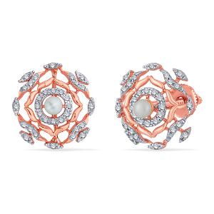 Buy 14 Karat Gold & Diamond Earrings