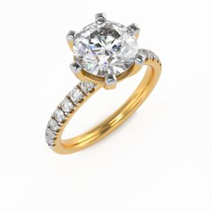 Buy 18 Karat Gold & Diamond Ring