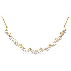 Buy 14 Karat Gold & Diamond Necklace