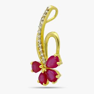 Buy 14 Karat Gold & Diamond Pendant Set