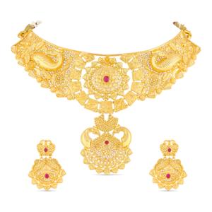 Buy 22 Karat Gold Necklace Set