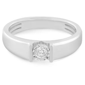 Buy 18 Karat Gold & Diamond Men's Ring