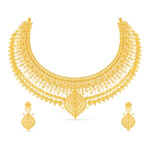 Buy 22 Karat Gold Necklace Set