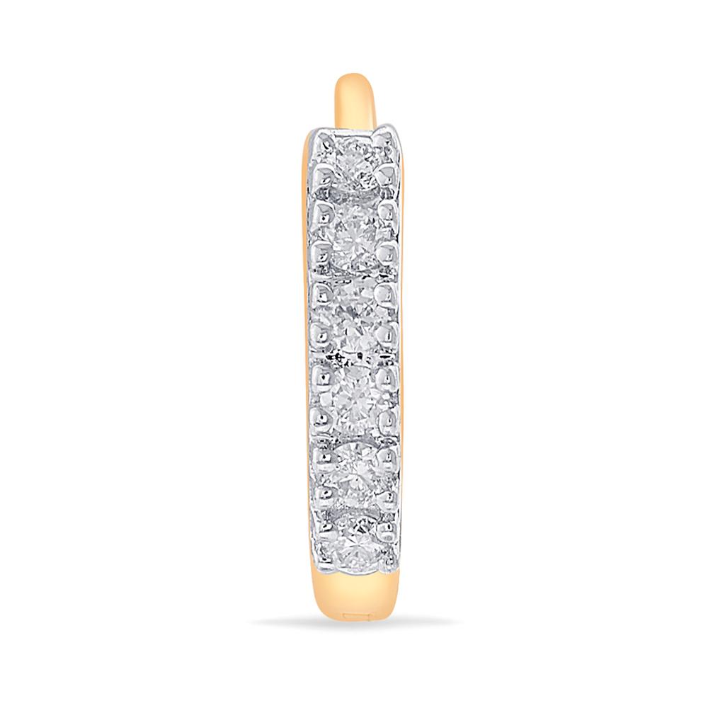 Buy 18 Karat Gold & Diamond Nose Ring