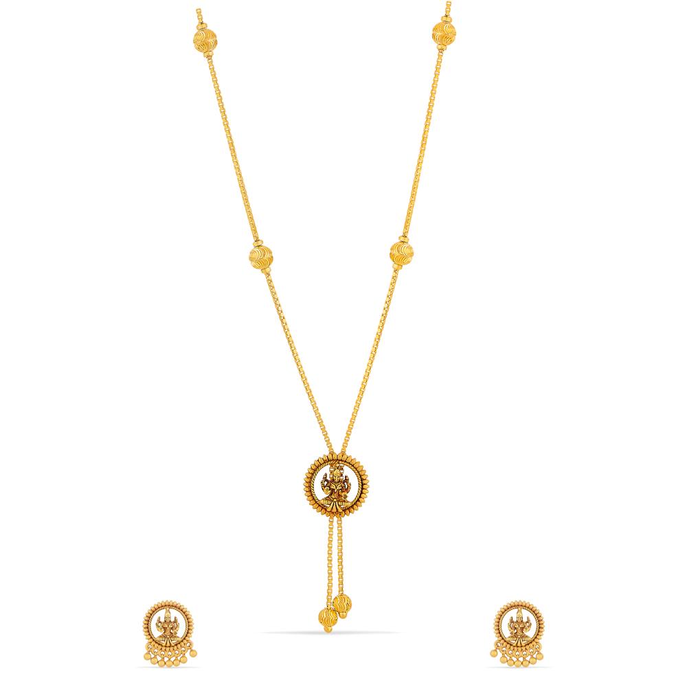 Buy 22 Karat Gold Pendant Set