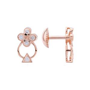 Buy 18 Karat Gold & Diamond Earrings