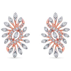 Buy 14 Karat Gold & Diamond Earrings