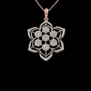 Buy 18 Karat Gold & Diamond Pendant