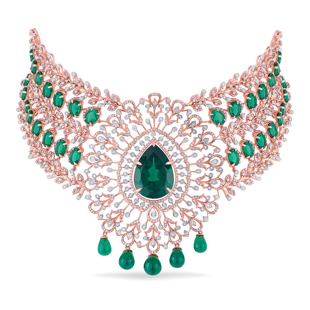 Buy 18 Karat Gold & Diamond Necklace