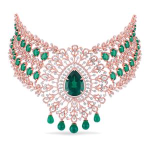 Buy 18 Karat Gold & Diamond Necklace