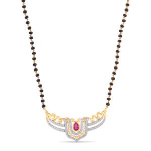 Buy 14 Karat Gold & Diamond Mangalsutra