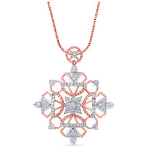 Buy 14 Karat Gold & Diamond Pendant
