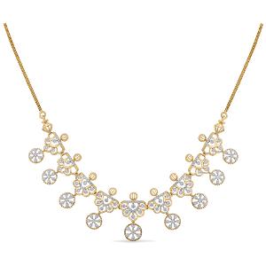 Buy 14 Karat Gold & Diamond Necklace
