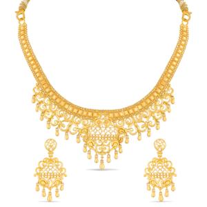 Buy 22 Karat Gold Necklace Set