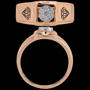 Buy 14 Karat Gold & Diamond Ring