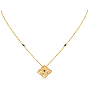 Buy 22 Karat Gold Mangalsutra with Geometric Pattern