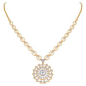 Buy 14 Karat Gold & Diamond Necklace