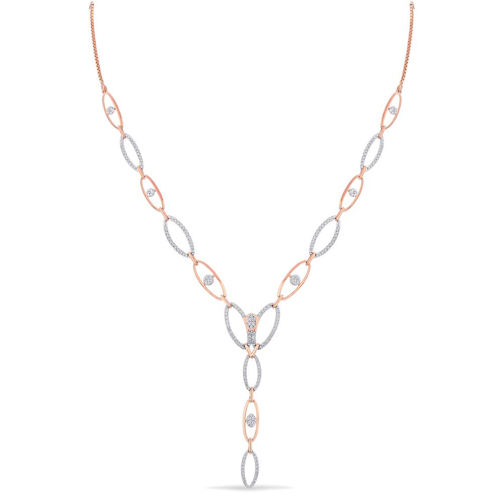 Buy 18 Karat Gold & Diamond Necklace