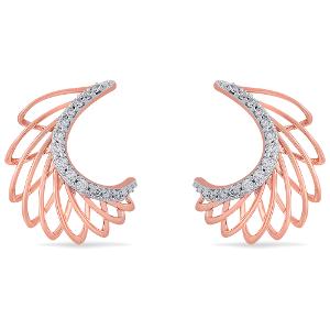 Buy 14 Karat Gold & Diamond Earrings