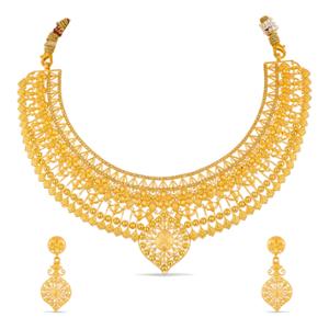 Buy 22 Karat Gold Necklace Set