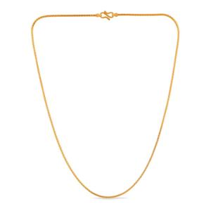 Buy Solid Rope Unisex Chain Gold Necklace