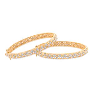 Buy 18 Karat Gold & Diamond Bangles