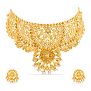 Buy 22 Karat Gold Necklace Set