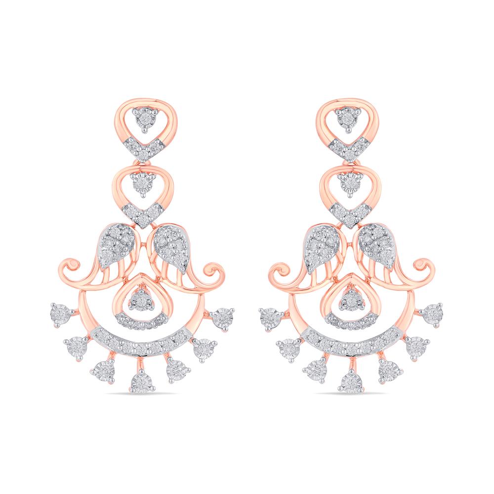 Buy 14 Karat Gold & Diamond  Earrings